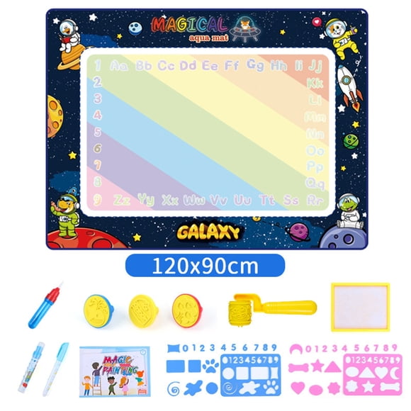 YANGHONGY Children's Educational Color Painting Water Writing Board Boys And Girls Graffiti Painting Pad Water Canvas Writing Board Gift