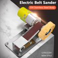 thumbnail image 2 of Mini Electric Belt Machine DIY Sander Polisher Adjustable Speed Portable Mini Electric Belt Sander With 10PCS Belt ,Easy to Use, 2 of 7