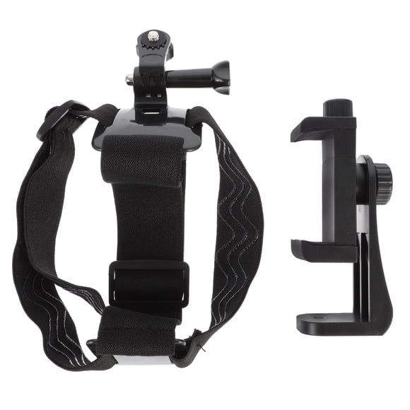 Miangastore 1 Set Head-mounted Mobile Phone Holder First-Person View Live Shooting Bracket