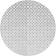 thumbnail image 1 of Ahgly Tapis Rond Lavable en Machine Intérieur Transitionnel Gris Platine, 3 Pieds Rond, 1 of 7