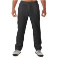 thumbnail image 2 of DPTALR Men's Casual Loose Solid Half Waist Pockets Long Pants, 2 of 9