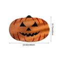 thumbnail image 3 of HHBEAUTY Halloween Bathroom Rug, Fall Pumpkin Bath Mat Water Absorbent Non-Slip Washable for Shower Tub Microfiber Washable Absorbent Carpet Autumn Halloween Thanksgiving Home Kitchen Decoration, 3 of 7