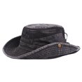 thumbnail image 1 of Mens Bucket Cap With Adjustable Strap Sun Protection Breathable Fisherman Hat For Outdoor Hiking, 1 of 2