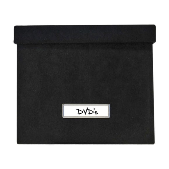Vista Pliable Faux Suede Boîte De Rangement (Noir)