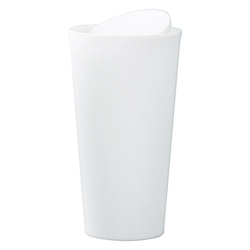 Yhmxh Kitchen Organizers and Storage Trumpet Desktops Mini Covered Kitchen Living Room Trash Can Trash Can