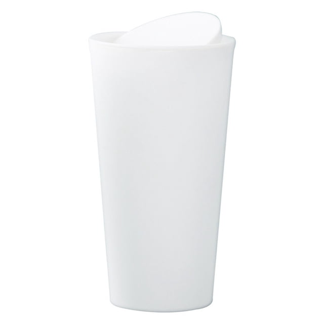 Agiferg Trumpet Desktops Mini Creative Covered Kitchen Living Room Trash Can