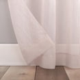 thumbnail image 2 of Mainstays Crushed Voile 2-Pack Sheer Grommet Window Curtains Panel Pair, 2 of 8