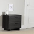 thumbnail image 1 of South Shore Fynn 2-Drawer Nightstand - End Table with Storage for Child, in Gray Oak, 1 of 11
