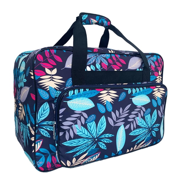 Durable Nylon Sewing Machine 46x32x23cm Large Capacity Handbag Tote Light Blue