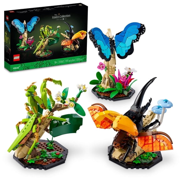 LEGO Ideas La collection d’insectes 21342 Ensemble de construction (1111 pièces)