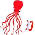 thumbnail image 1 of HENGDA KITE Red Octopus Software KITE for Children and Adults Polyester Materials 196 inch, 1 of 7