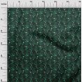 thumbnail image 3 of oneOone Velvet Green Fabric Tropical Sewing Material Print Fabric By The Yard 58 Inch Wide, 3 of 5
