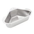 thumbnail image 1 of CUITING Passoire de Cuisine en Acier Inoxydable Triangle Égouttoir d'Angle Filtre Triangulaire pour Déchets de Cuisine Légumes Fruits Aliments Plateau de Séchage TG, 1 of 6