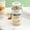 White, variant on TIMIFIS Double Layer Salad Cup, Portable Light Meal Double Layer Plastic Light Meals Cup Breakfast Light Meals Cup with Fork Sealing for Office Workers Kitchen Appliances