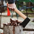 thumbnail image 4 of Home Kitchen Item Clearance Deals!Pcksrro Wooden Axe Handle Spare Axe Handle Red Rope Luck Axe Handle, 4 of 6