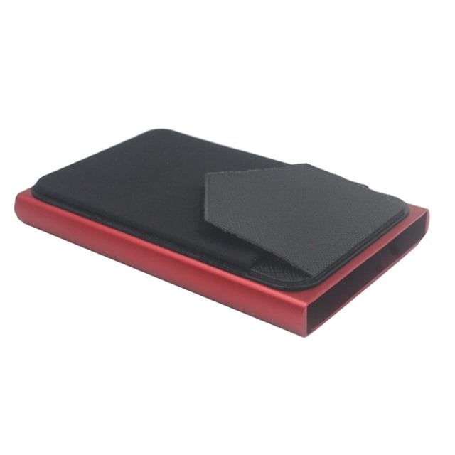 Boovnll Home Storage, Aluminum Automatic Card Push Box Belt Cover Anti-Theft Bank Card Rfid Card Box, Storage, Storage and Organization, Organization and Storage
