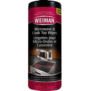 Weiman Cooktop & Microwave Cleaner & Polishing Wipes