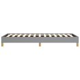 thumbnail image 4 of vidaXL Bed Frame Light Grey 100x190 cm Twin Fabric, 4 of 6