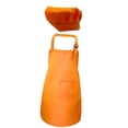 thumbnail image 4 of DOLITY Tablier d'Artisanat pour Enfants, Bavoir Ajustable, Poche avant, Tablier de Chef pour Tout-Petit pour Cuisiner et Bricoler, Orange G, 4 of 7