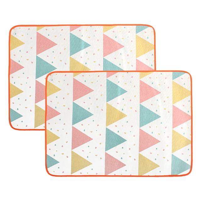 2 Pcs Tapis Pipi pour Chien, Tapis pour Chien Antidérapants avec Grande Absorption d'Urine, Tapis Pipi Réutilisables pour Chiot pour la Mise Bas, le Pot, l'Entraînement