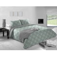 thumbnail image 1 of Gouchee Home Komet Aqua 3-Piece Queen Duvet Cover Set – Cotton Percale & OEKO-TEX Certified – Includes Duvet Cover & Pillow Shams, 1 of 2