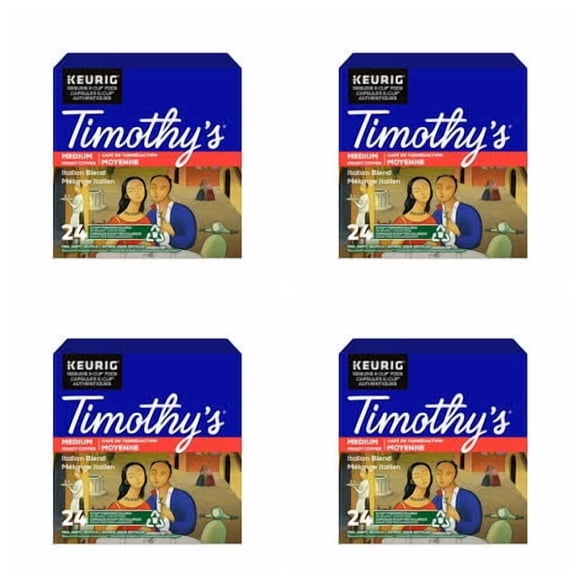 Timothy's Italian Roast Keurig K-Cup Pods 96 count