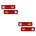 thumbnail image 3 of maskred 2pack/lot Durable LED Truck Tail Light Bar For Trucks And Trailers 24v red cover 2Set, 3 of 6