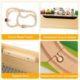 thumbnail image 3 of INFANS Table de Train, Ensemble de Jeu de 80 Pcs en Bois pour Enfants avec Plateau Réversible Détachable, Rails, Train, Chemin de Fer, Ville, Cadeau pour Tout-Petits Garçons Filles 3+, 3 of 9