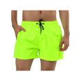 thumbnail image 1 of INSPIRE CHIC Men's Quick Dry Swim Trunks Lightweight Polyester Board Shorts with Mesh Lining 30 Light Green, 1 of 7