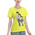 thumbnail image 2 of Women's Basic Short Sleeve T-Shirt Conan and Xiaolan, 2 of 6