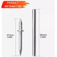 thumbnail image 3 of Clearance! Seamless Nail with Double Head Base Thread Nails Concrete Nails Decorative Nails Nails for Concrete Walls Skirting Skirting Screws with Specific Sleeve One Size Multi-Color, 3 of 9