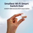 thumbnail image 2 of (4 Pcs) MINI R4 WiFi Smart Switch 2-Voies, DIY Smart Switch, Mode Relais Détachable, Contrôle via Application WiFi 2.4G, Compatible avec Alexa Google Home Assistant, eWeLink Remo, 2 of 5
