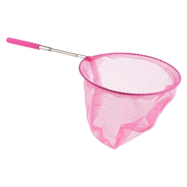 Attrape-enfants Extensible Télescopique en Maille Jouet d'Extérieur Outils d'Extérieur Rose