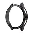 thumbnail image 1 of Case Cover Fit for Samsung Galaxy Watch 4 40mm 44mm,Glass Screen Protector Accessories PC All-Around Anti-fall Bumper Cover, Smart Watch Protective Case for Men Women -Carbon Black, 1 of 6