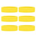 thumbnail image 1 of GOGO 6 Pieces Sports Headbands Terry Cloth Sweat Absorbing Head Band Yellow, 1 of 8