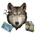 thumbnail image 1 of Madd Capp Puzzles - I AM Wolf - 550 pieces - Animal Shaped Jigsaw Puzzle, 1 of 2