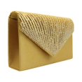 thumbnail image 2 of thinsony Women Envelope Bag Rectangular Hasp Rhinestone Stylish Fashionable Business Party Bridal Handbag Birthday Gift Gold, 2 of 9