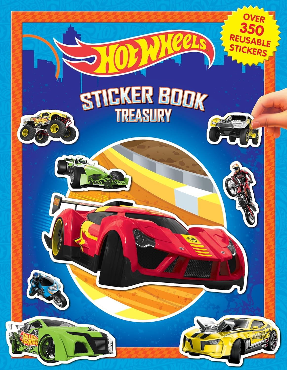 New and Trending: Mattel Hot Wheels Sticker Book Treasury By Phidal ...