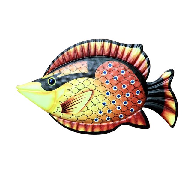XZNGL Iron Fish Hanging Decoration Garden Home Crafts Decoration Fish Wall Hanging