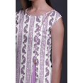 thumbnail image 3 of Bimba Kurti d'Été Sans Manches Imprimé Robe Tunique Droite pour Femmes, 3 of 6
