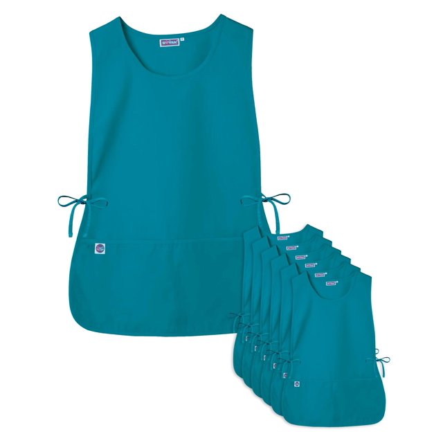 Sivvan Unisex Cobbler Apron 6 Pack - Adjustable Waist Ties, 2 Deep front pockets