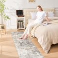 thumbnail image 2 of x Area Rug Living Room Rugs Washable Neutral Modern Abstract Soft Thin Large Rug Indoor Floor No Slip Rug Carpet for Bedroom Under Dining Table Home Office Decor Grey, 2 of 9