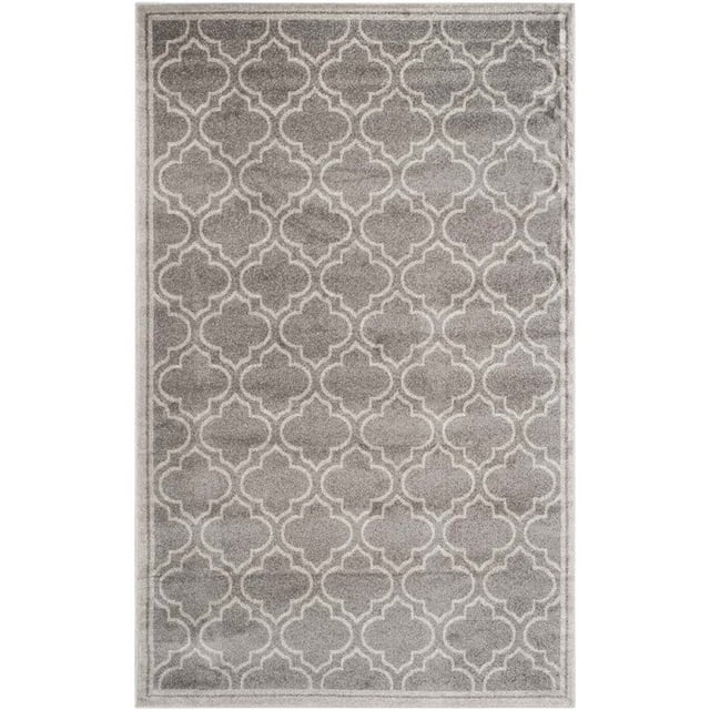 Safavieh Amherst Tapis Intérieur Extérieur Gris - 6 Pieds x 9 Pieds