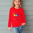 thumbnail image 5 of Huvoen T-Shirt à Manches Longues de Base Confortable pour Filles Blouses et Chemises à Manches Longues à Col Rond pour Filles Chemises à Manches Longues à Imprimés Jolis Chandails Ras du Cou Hauts Blouses Habillées Décontractées Vêtements Rouge 11 Ans, 5 of 5