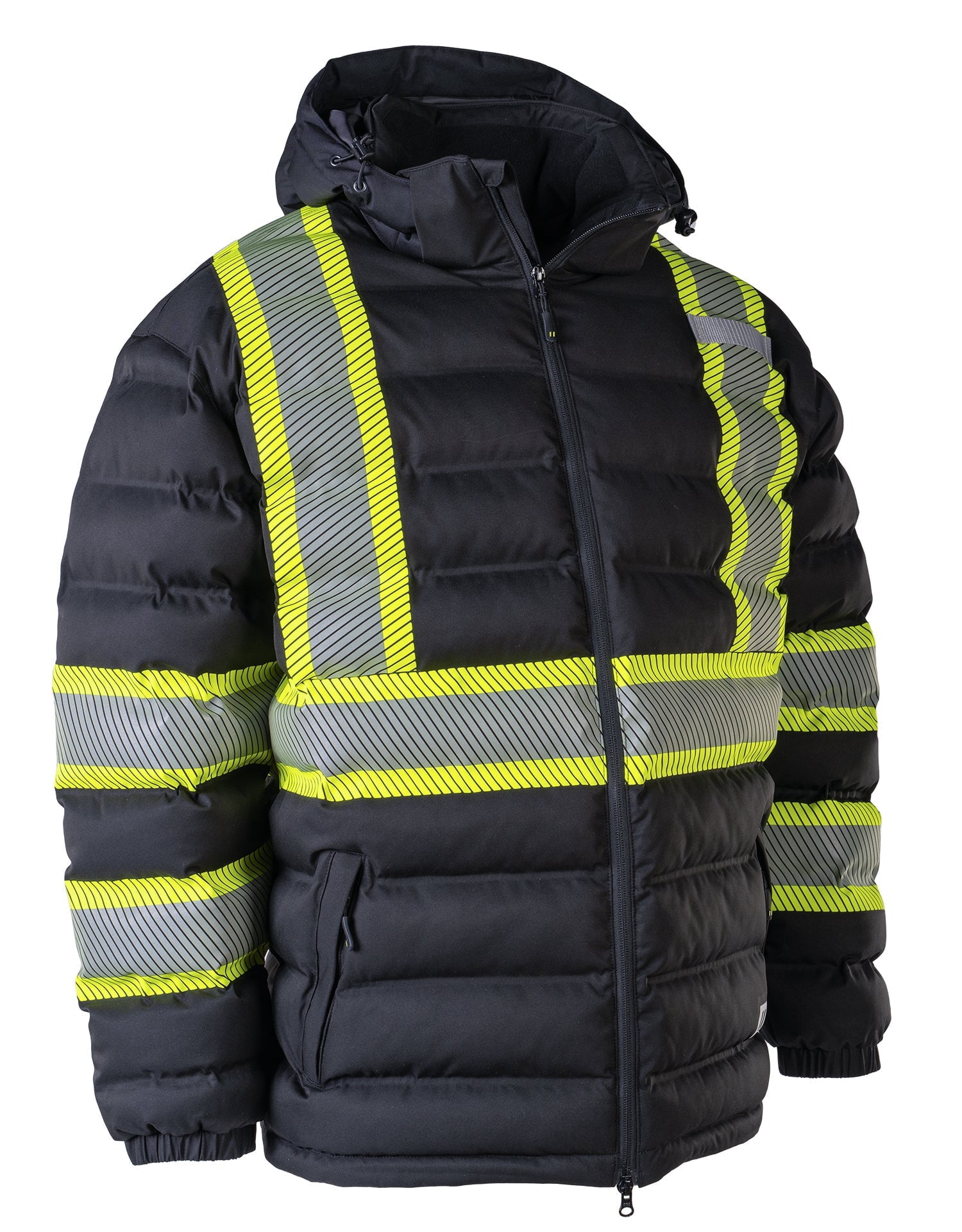 Hi  Vis Safety Puffer Jacket