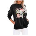 thumbnail image 1 of Amzcrzy Chandails pour Femmes Chandail de Noël Mode Chandail Décontracté pour Femmes à Manches Longues Col Rond Chandail pour Dames Blouse à Poche Chandails pour Femmes Chandails et Chandails à Capuchon pour Femmes m, 1 of 1
