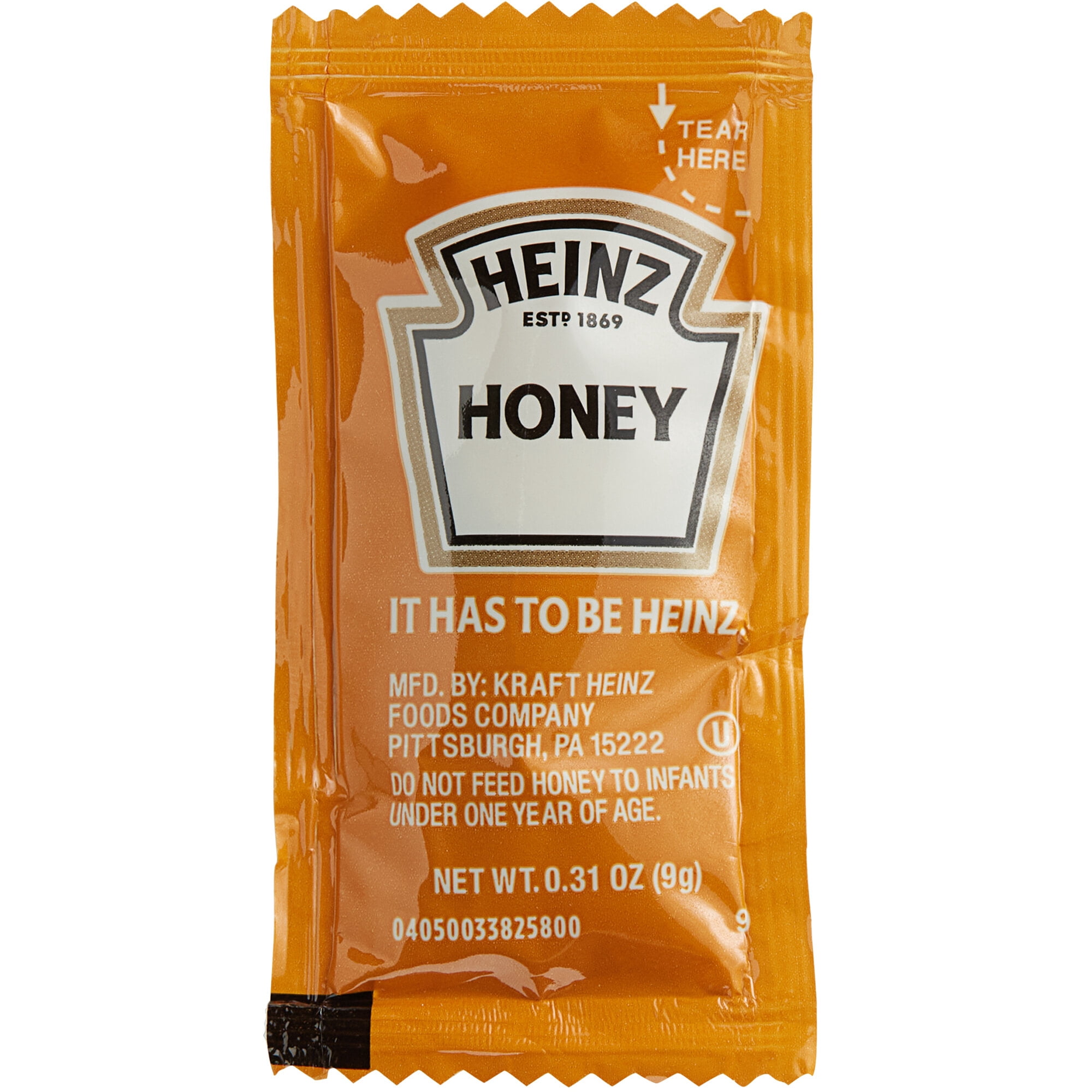 Heinz Sachets de Portions de Miel de 9 Grammes - 200/caisse
