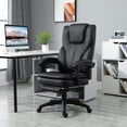 thumbnail image 2 of Vinsetto Office Chair  High Back with Footrest Height Adjustable Black, 2 of 10