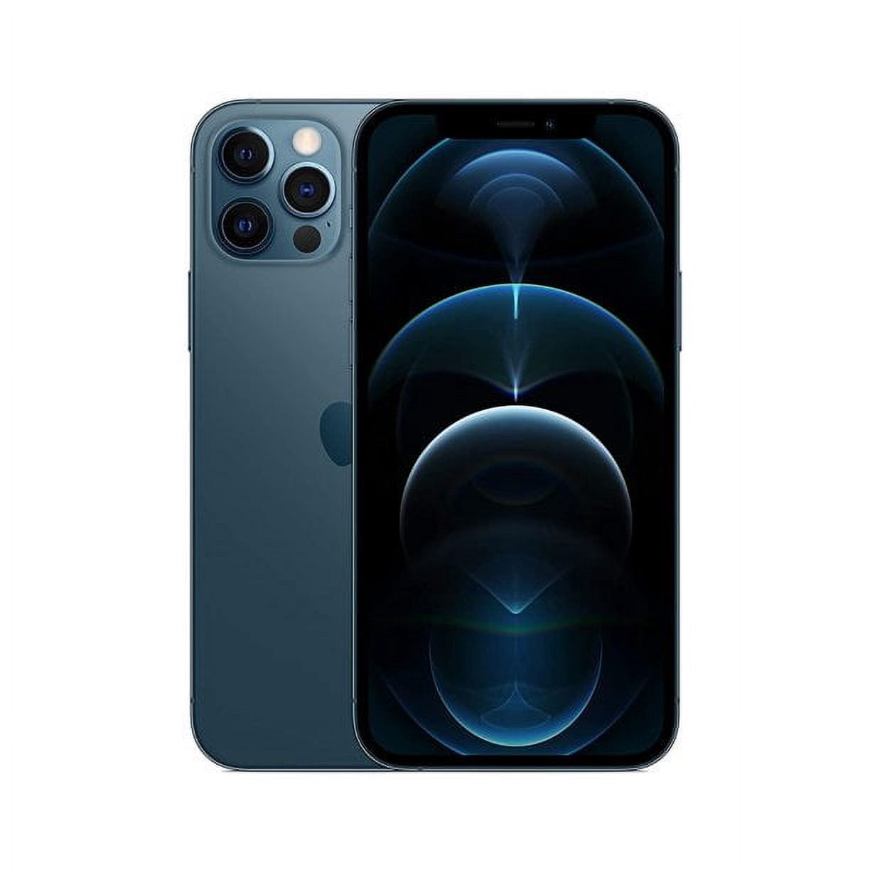 Restored Apple iPhone 12 Pro 128GB 6.1" 5G Fully Unlocked, Pacific Blue (Refurbished)