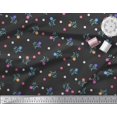 thumbnail image 3 of Soimoi polyester Crepe Fabric Aster Floral Printed Fabric 1 Yard 42 Inch Wide, 3 of 3